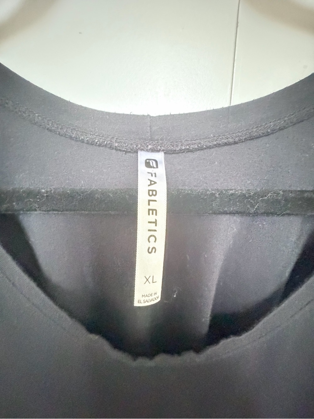 Fabletics Black Racerback Tank Top - Picture 3 of 3